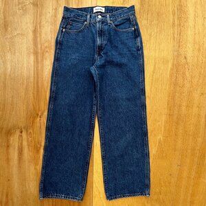 ARITZIA SUN-DEH WIDE LEG JEANS WOMEN’S sz 6 High Rise Dark Wash Denim